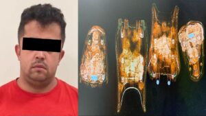 Detienen en el AIFA a extranjero con 4.4 kg de cocaína