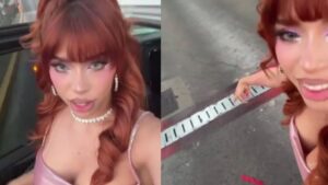 Yeri Mua denuncia que le poncharon las llantas de su camioneta tras pasar por una caseta en CdMx: “Cosas que no pasarían en mi pueblo”