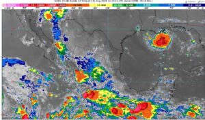 La onda tropical número 34 se desplazará sobre el sureste y sur del país