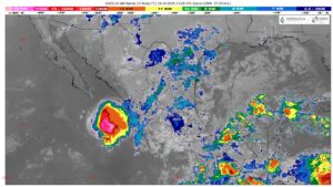 El frente número 2 se extenderá sobre el este y sureste del golfo de México